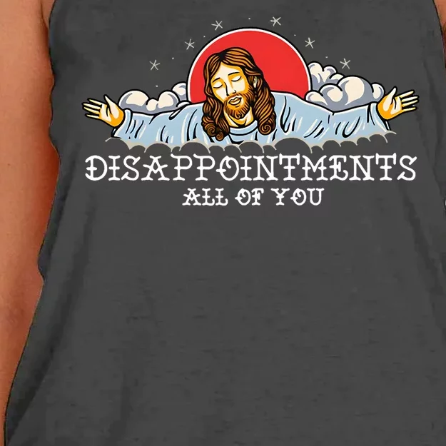 Disappointments All Of You Women's Knotted Racerback Tank