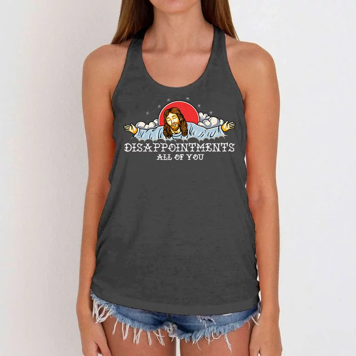 Disappointments All Of You Women's Knotted Racerback Tank