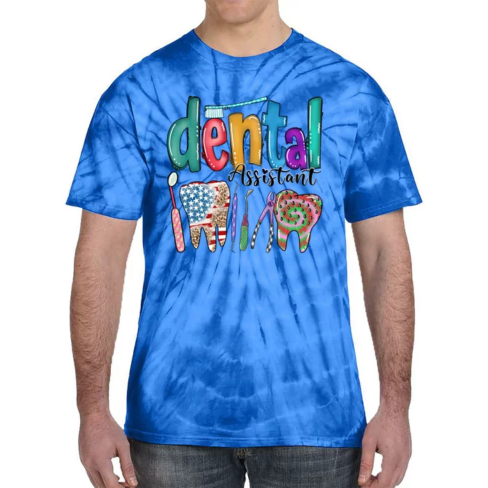 Dental Assistant Oral Hygienist Rdh Dentist Gift Tie-Dye T-Shirt