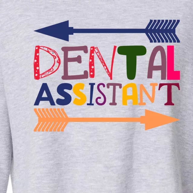 Dental Assistant Oral Hygienist Rdh Dentist Gift Cropped Pullover Crew