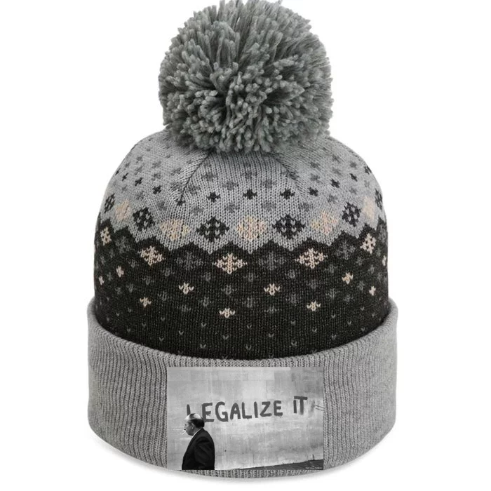 Duffy Archive Photography Legalize It Graffiti Shot The Baniff Cuffed Pom Beanie