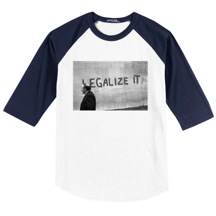 Duffy Archive Photography Legalize It Graffiti Shot Baseball Sleeve Shirt