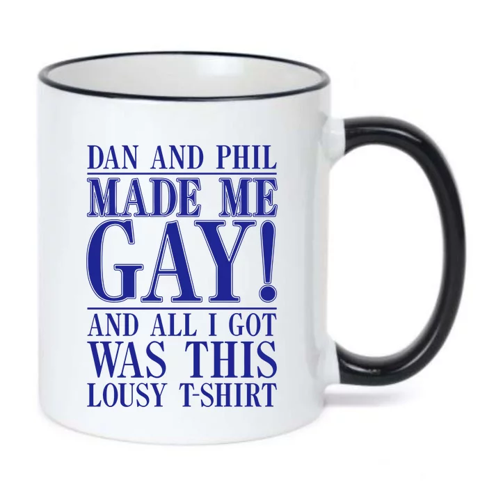 Dan And Phil Made Me Gay And Alli Got Was This Lousy Black Color Changing Mug