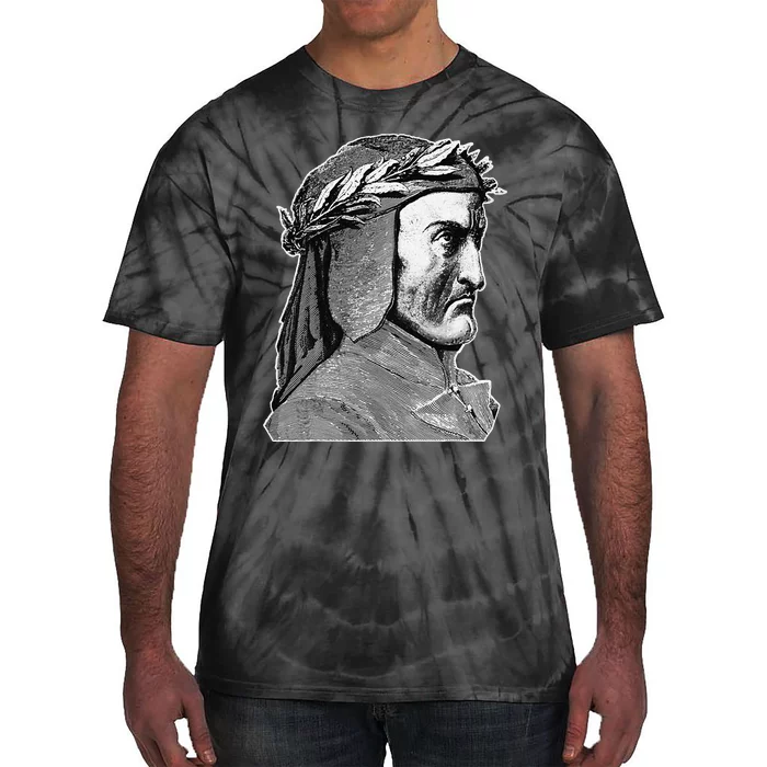 Dante Alighieri Portrait Gustave Dore Divine Comedy Tie-Dye T-Shirt