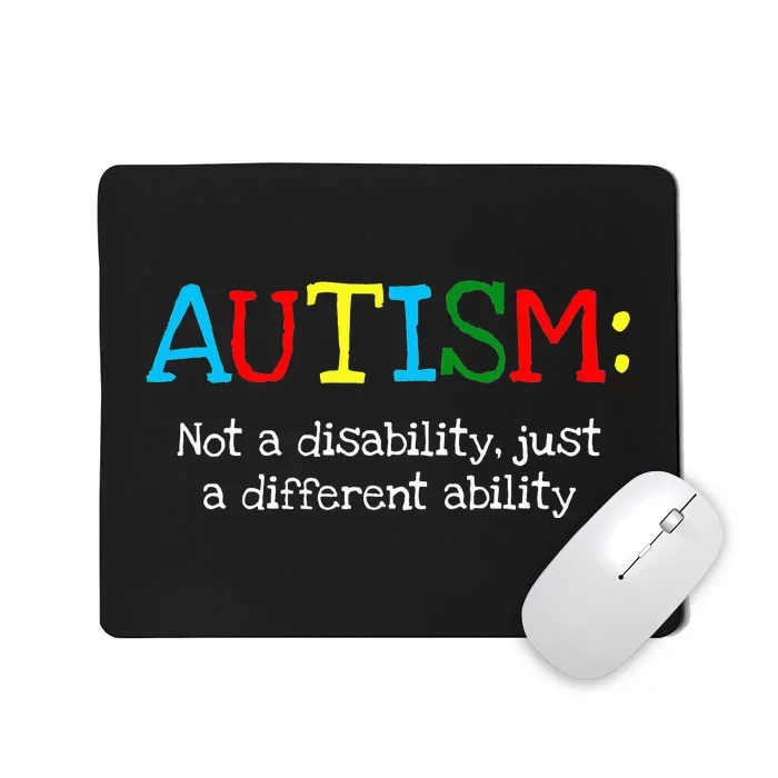 Different Ability puzzle Autism Awareness Mousepad