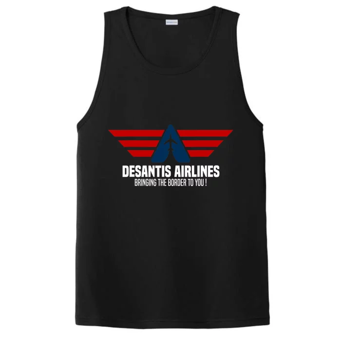 DeSantis Airlines Political DeSantis Performance Tank