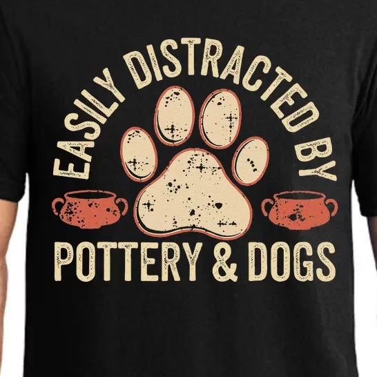 Dogs And Pottery Ceramic Artist Pajama Set