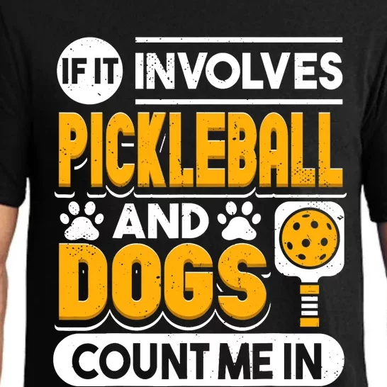 Dogs And Pickleball Lover Pajama Set