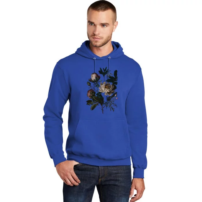 Dark Academia Peony Botanical Tall Hoodie