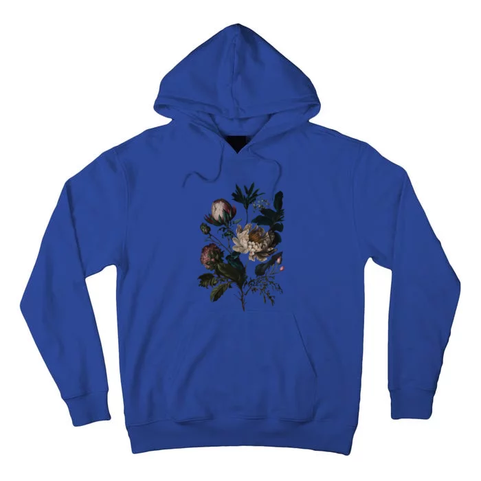 Dark Academia Peony Botanical Tall Hoodie