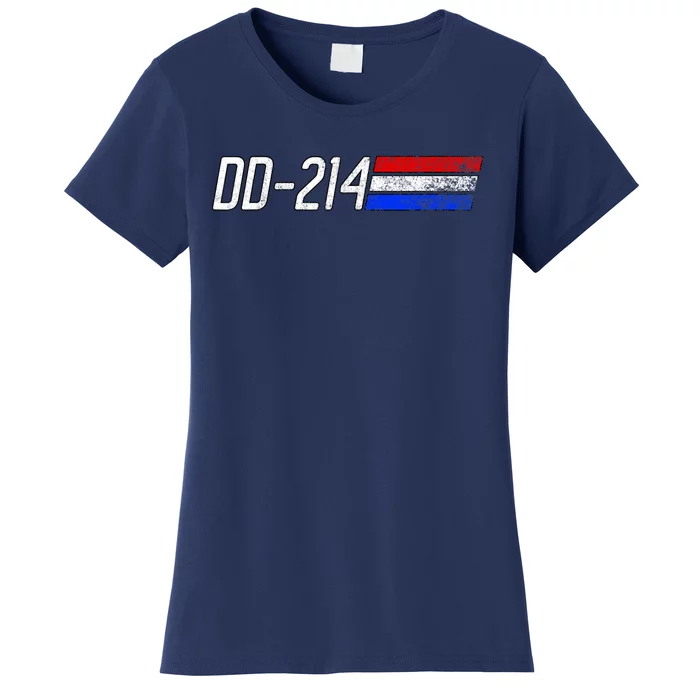 Dd214 Alumni Retired Military Veteran Dd 214 Alumni Women's T-Shirt