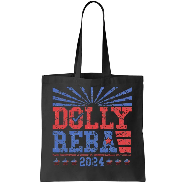 Dolly And Reba 2024 Make America Fancy Again Tote Bag