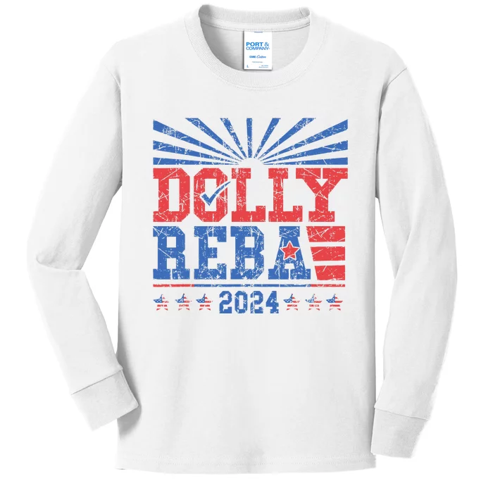 D.O.L.Ly And Reba 2024 Kids Long Sleeve Shirt