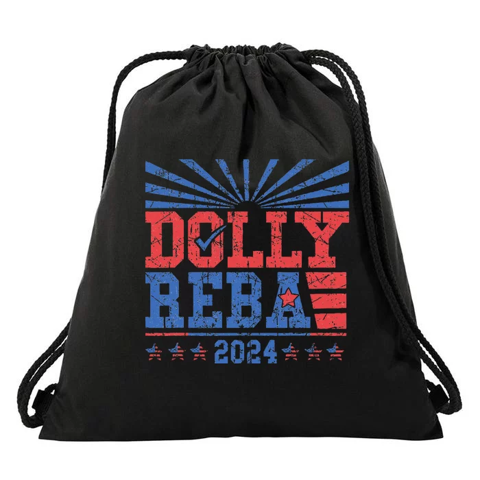 Dolly And Reba 2024 Drawstring Bag