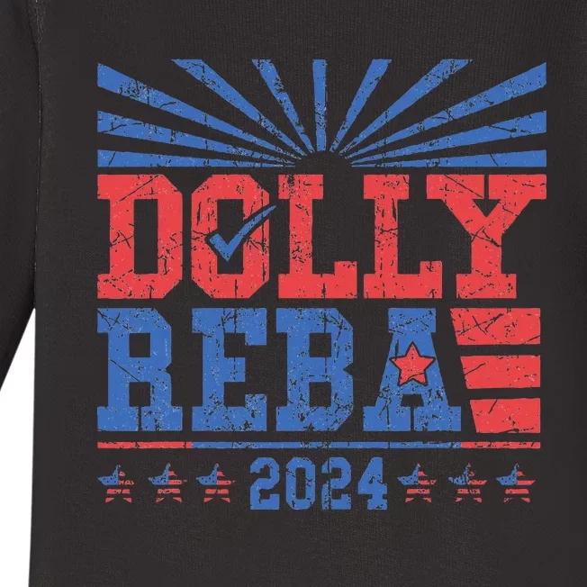 Dolly And Reba 2024 Baby Long Sleeve Bodysuit