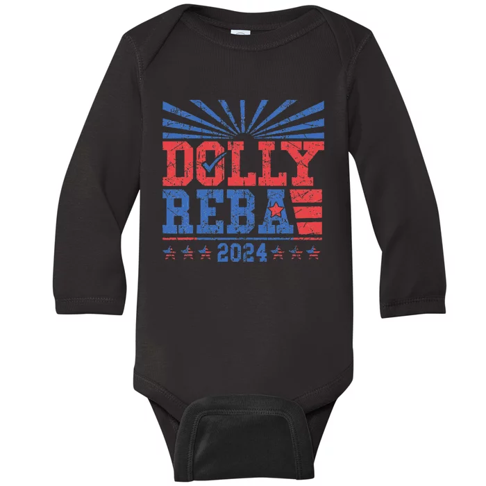 Dolly And Reba 2024 Baby Long Sleeve Bodysuit