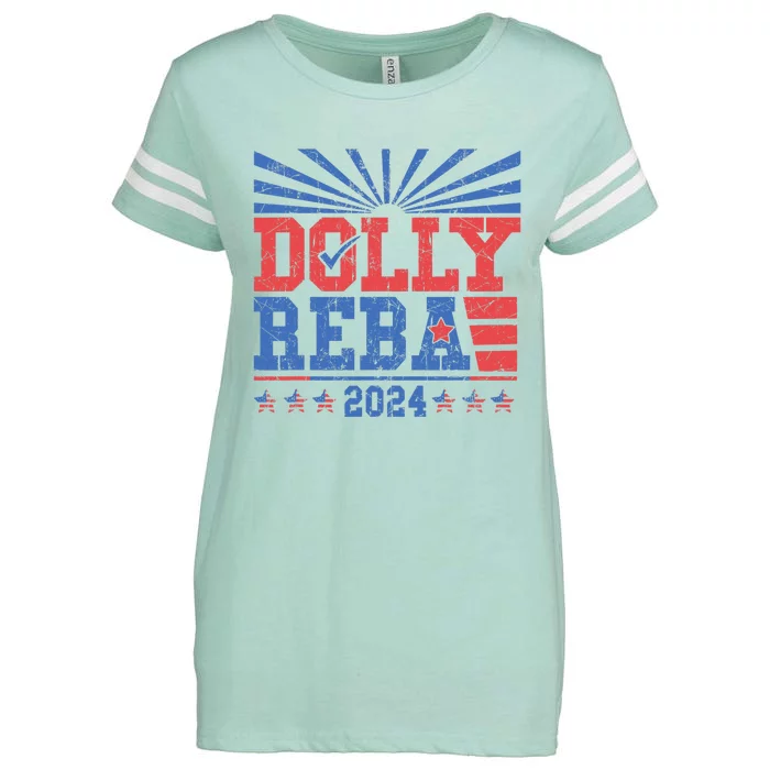 Dolly And Reba 2024 Enza Ladies Jersey Football T-Shirt