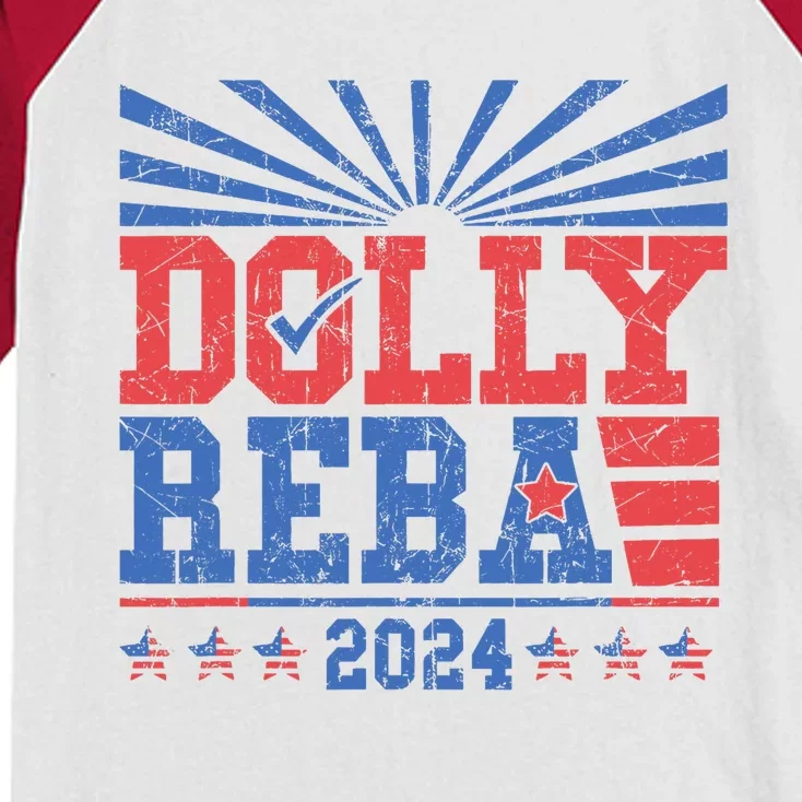 Dolly And Reba 2024 Kids Colorblock Raglan Jersey