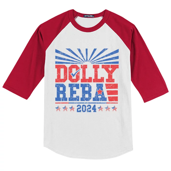 Dolly And Reba 2024 Kids Colorblock Raglan Jersey