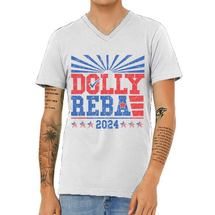 Dolly And Reba 2024 V-Neck T-Shirt