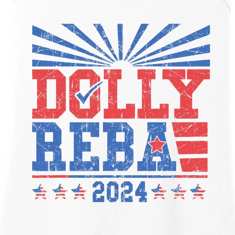 Dolly And Reba 2024 Ladies Essential Tank