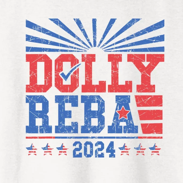 Dolly And Reba 2024 Women's Crop Top Tee