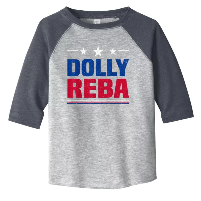 Dolly And Reba 2024 Make America Fancy Again For President Toddler Fine Jersey T-Shirt