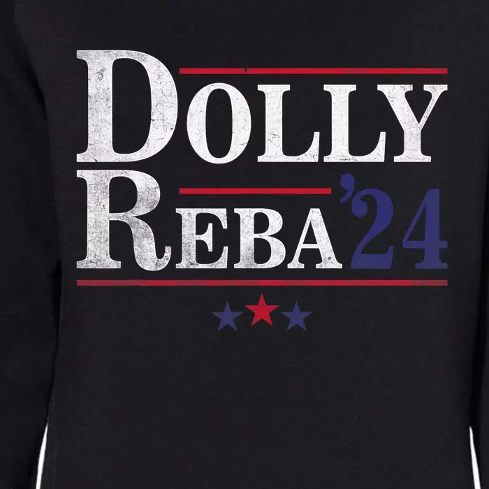 Dolly And Reba 2024 Trendy Design Womens California Wash Sweatshirt