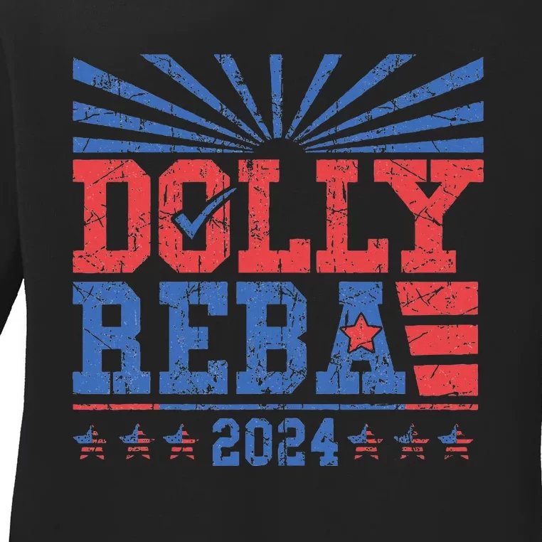 Dolly And Reba 2024 Ladies Long Sleeve Shirt