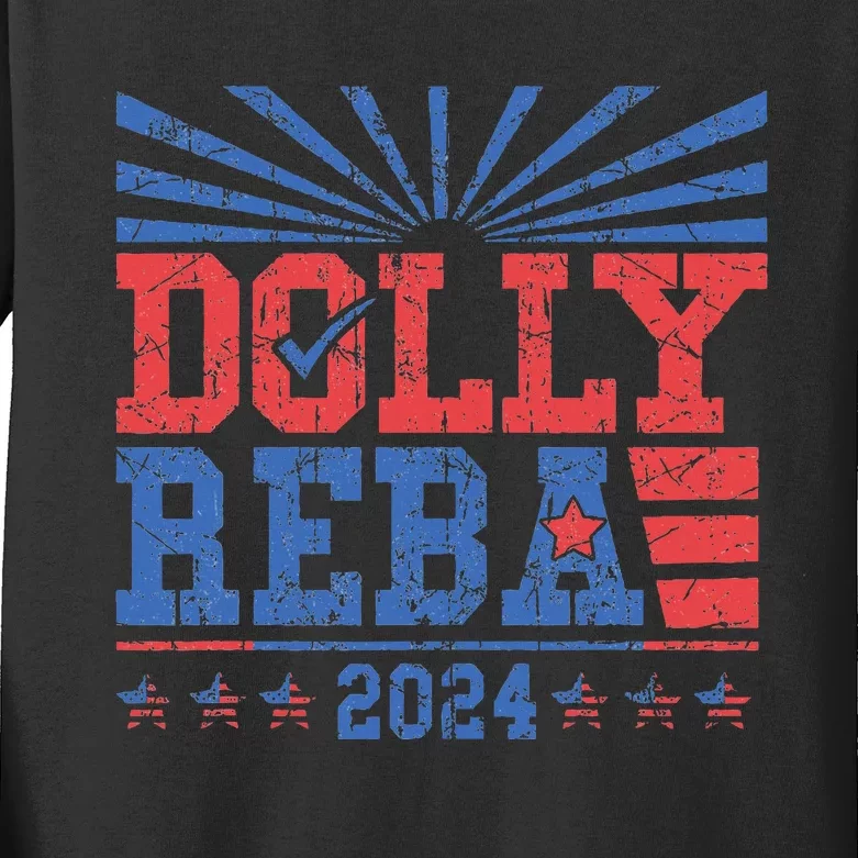 Dolly And Reba 2024 Kids Long Sleeve Shirt