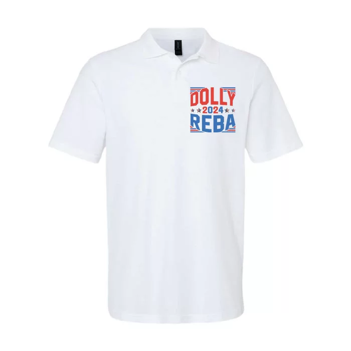 Dolly And Reba 2024 Funny Gift Softstyle Adult Sport Polo