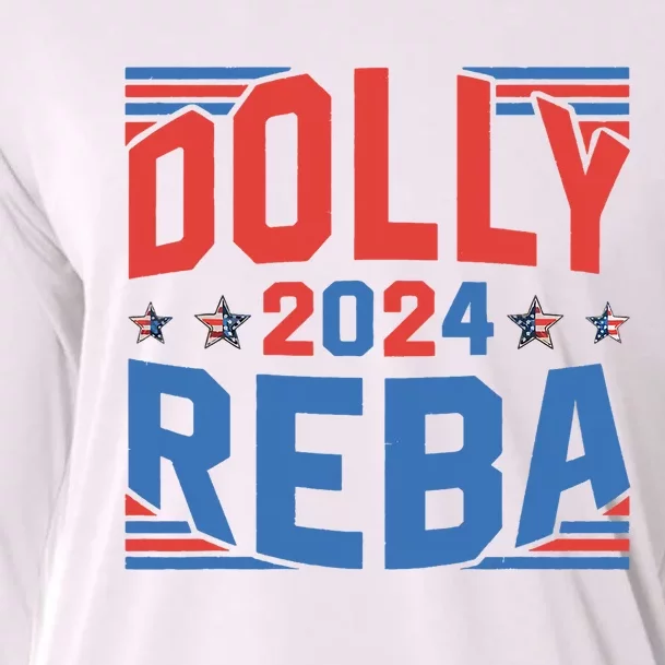 Dolly And Reba 2024 Funny Gift Cooling Performance Long Sleeve Crew