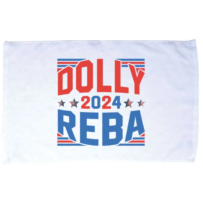 Dolly And Reba 2024 Funny Gift Microfiber Hand Towel