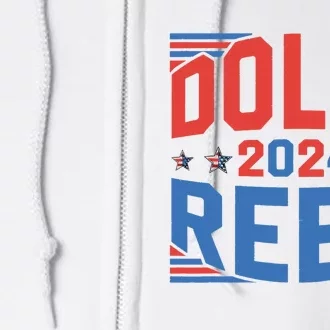 Dolly And Reba 2024 Funny Gift Full Zip Hoodie