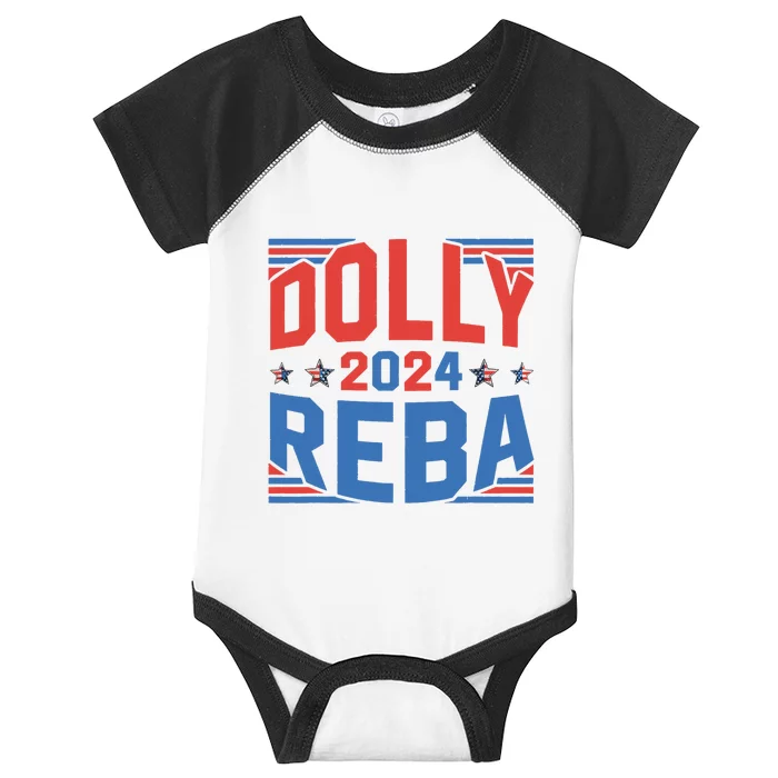 Dolly And Reba 2024 Funny Gift Infant Baby Jersey Bodysuit