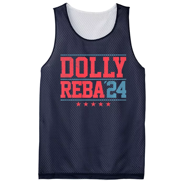 Dolly And Reba '24 Mesh Reversible Basketball Jersey Tank