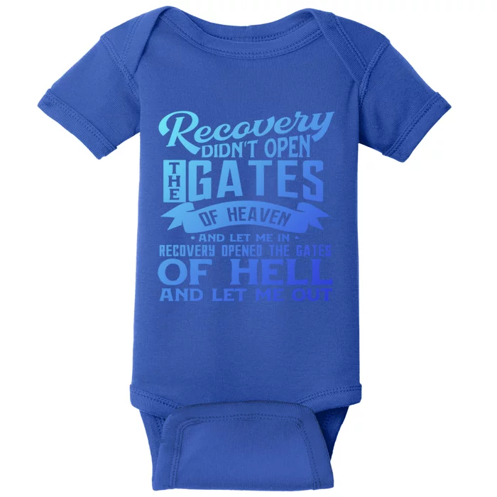 Drug Addiction Recovery Quote Sobriety 12 Steps Aa Gift Baby Bodysuit