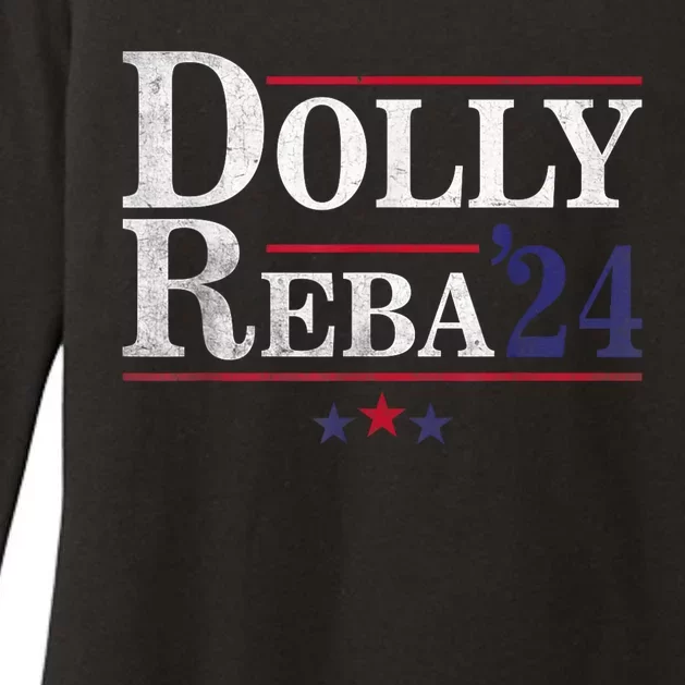 Dolly And Reba 2024 Womens CVC Long Sleeve Shirt