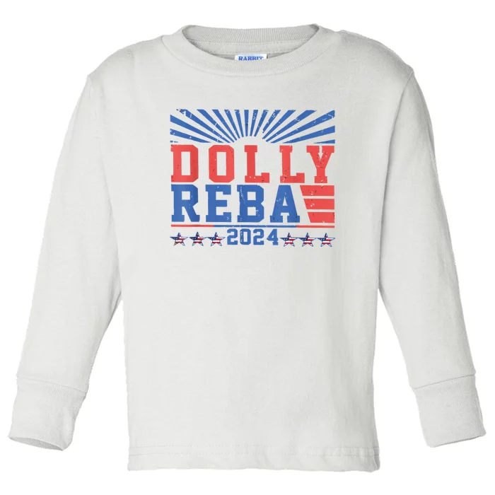 Dolly And Reba 2024 Toddler Long Sleeve Shirt