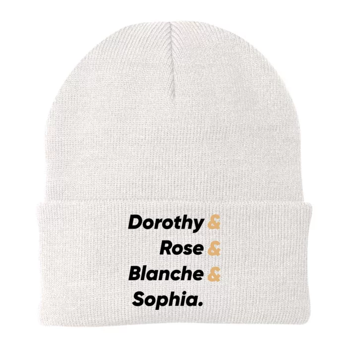 Dorothy And Rose And Blanche And Sophia. Knit Cap Winter Beanie