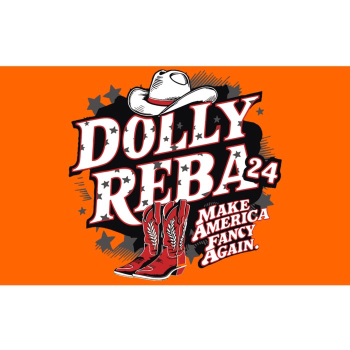 Dolly And Reba 2024 Make America Fancy Again Bumper Sticker