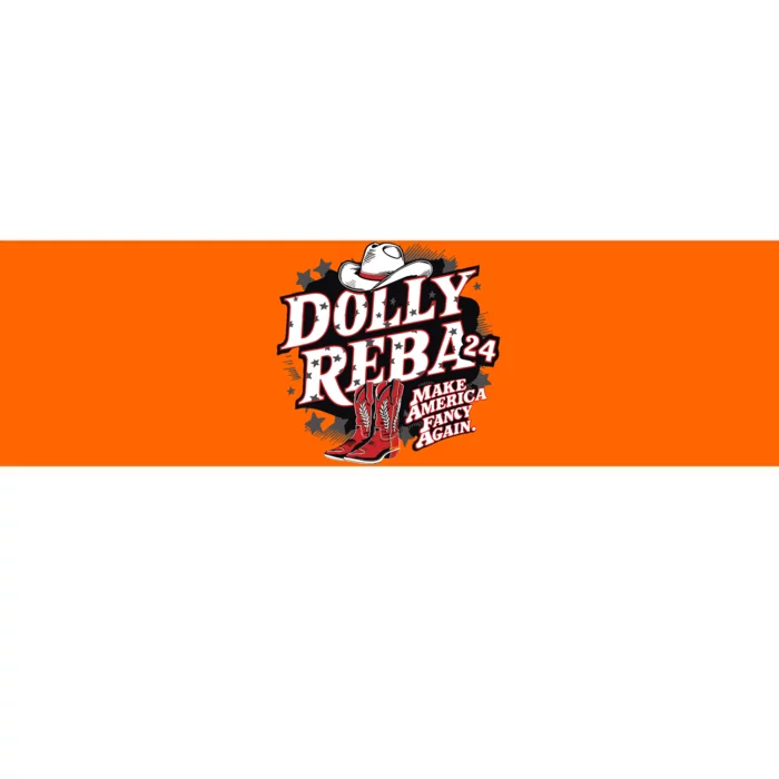 Dolly And Reba 2024 Make America Fancy Again Bumper Sticker