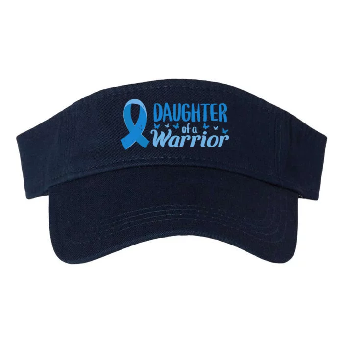 Diabetes Awareness Rainbow Blue Ribbon Fight T1 T2 Diabetes Valucap Bio-Washed Visor