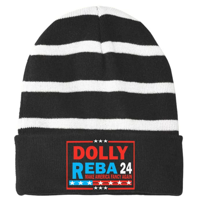 Dolly And Reba 2024 Gift Striped Beanie with Solid Band