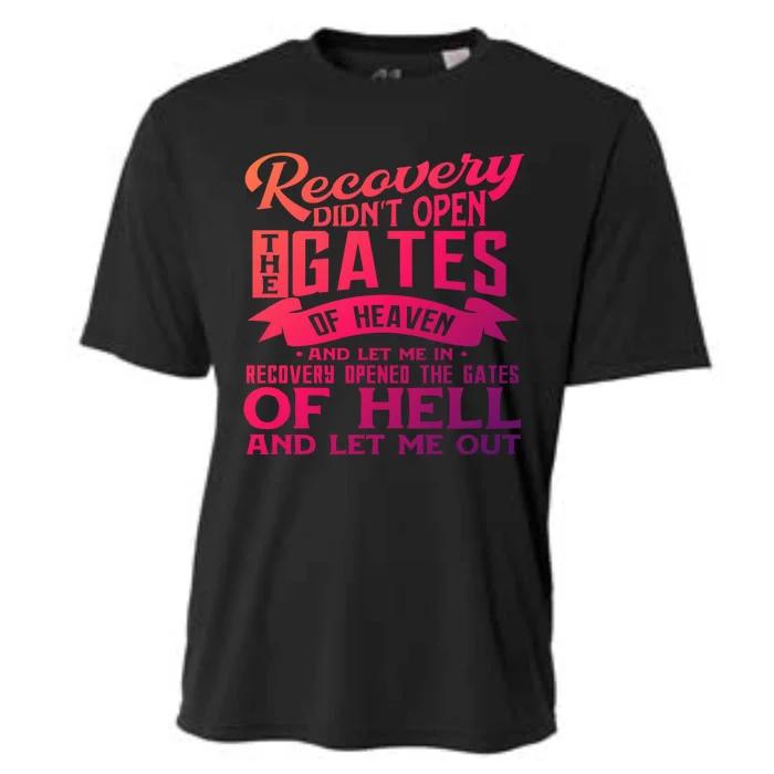 Drug Addiction Recovery Quote Sobriety 12 Steps Aa Gift Cooling Performance Crew T-Shirt