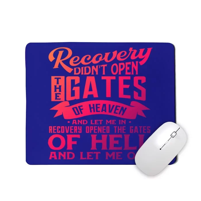 Drug Addiction Recovery Quote Sobriety 12 Steps Aa Gift Mousepad