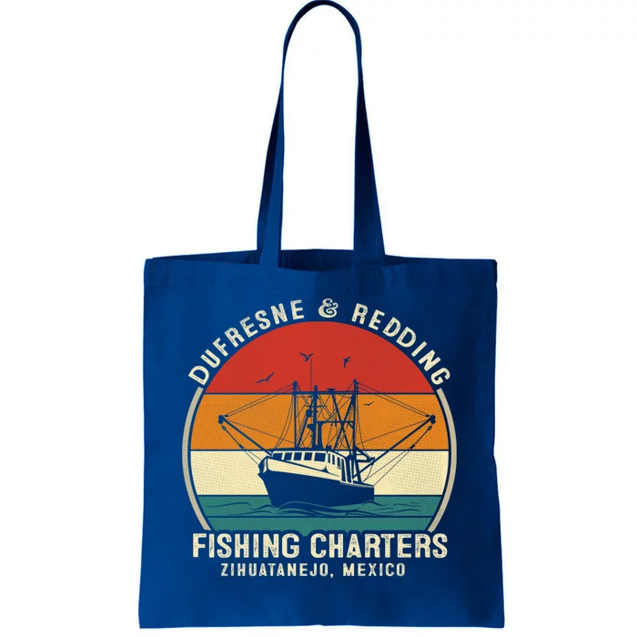 Dufresne And Redding Fishing Charters Cute Gift Vintage Boating Cool Gift Tote Bag