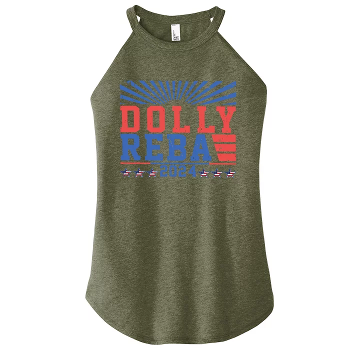 Dolly And Reba 2024 Women’s Perfect Tri Rocker Tank