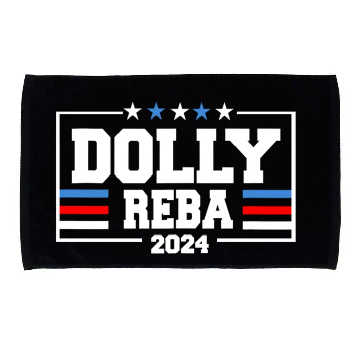 Dolly And Reba 2024 Make America Fancy Again Microfiber Hand Towel