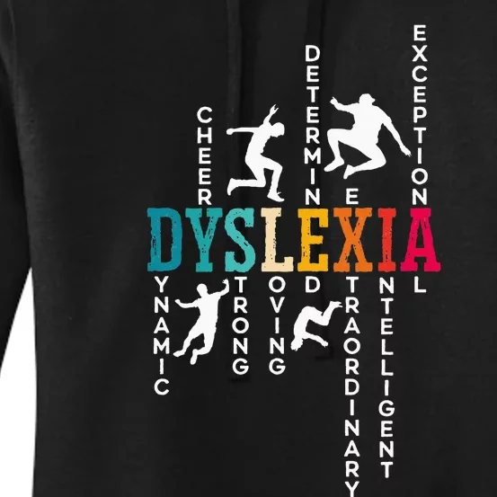 Dyslexia Awareness Reading Disorder Learning Disability Women's Pullover Hoodie